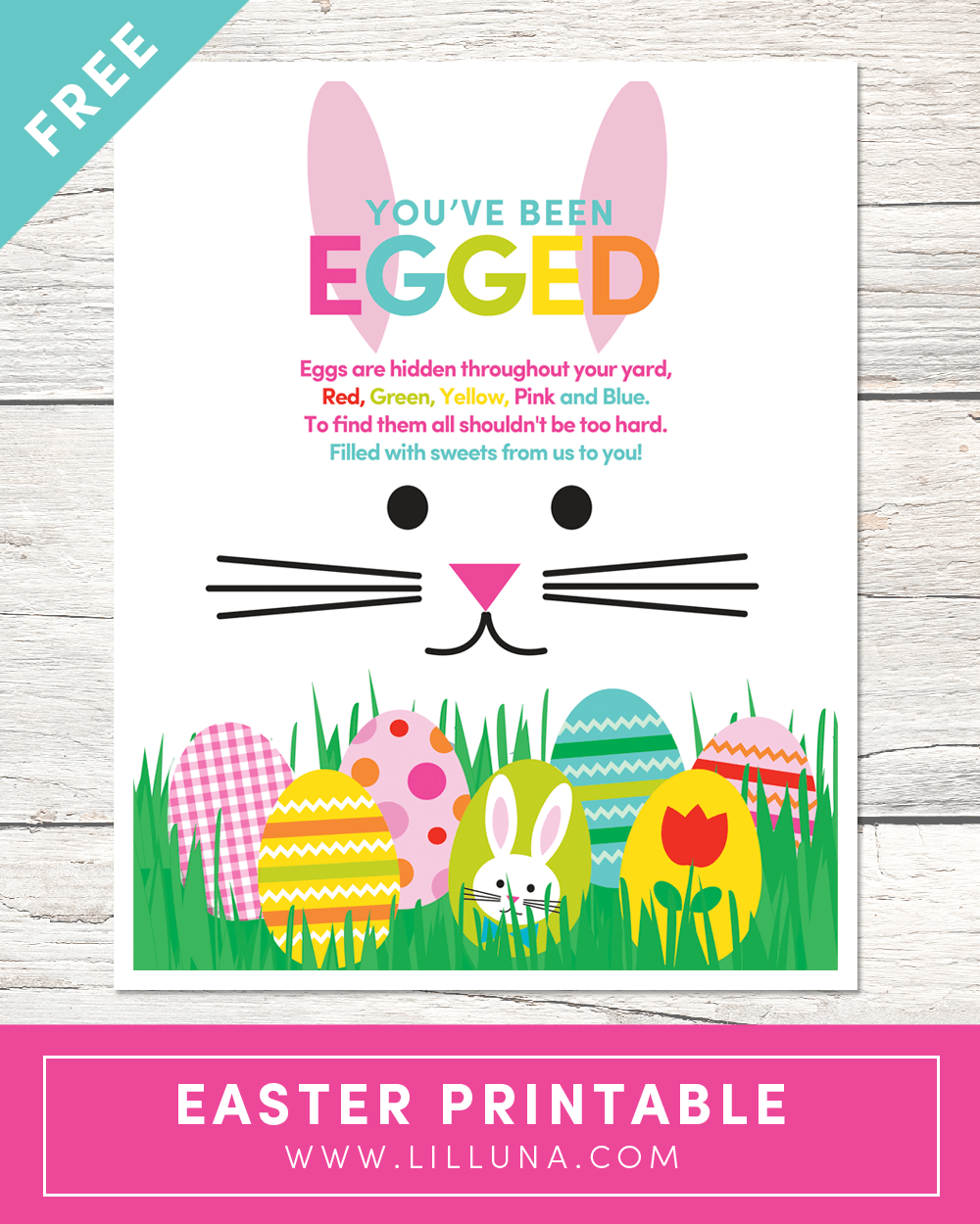 You've Been Egged Printable - a fun tradition to do as a family for friends and neighbors! The kids love doing this!