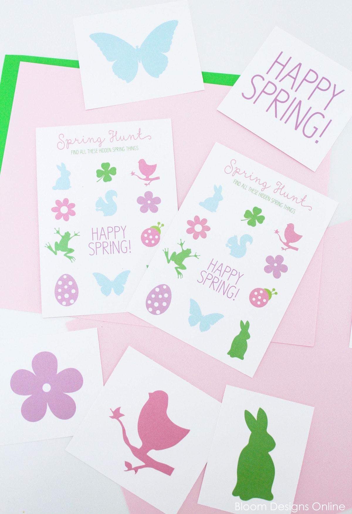 FREE Spring Scavenger Hunt printable - a fun and simple activity for the kids to do in the Spring or even inside on a rainy day!