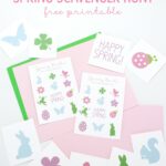 FREE Spring Scavenger Hunt printable - a fun and simple activity for the kids to do in the Spring or even inside on a rainy day!