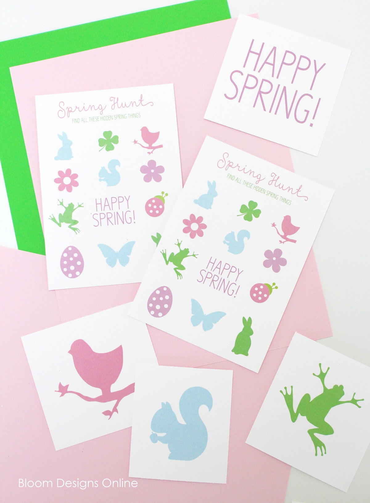 FREE Spring Scavenger Hunt printable - a fun and simple activity for the kids to do in the Spring or even inside on a rainy day!