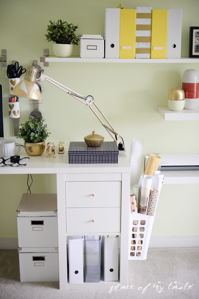 Office Closet (and Craft Room) Organization Ideas - Thistlewood Farm