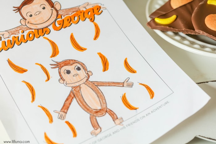 Curious George Party - free printables and recipe ideas to help you celebrate your favorite monkey - now streaming only on Hulu. #CuriousGeorgeonHulu