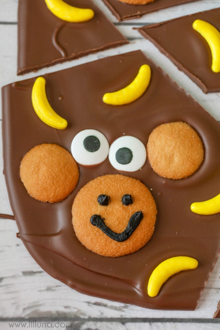 Monkey Bark - so cute and so simple!! Everyone will love this treat idea.