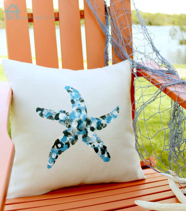 Thumbprint starfish pillow1