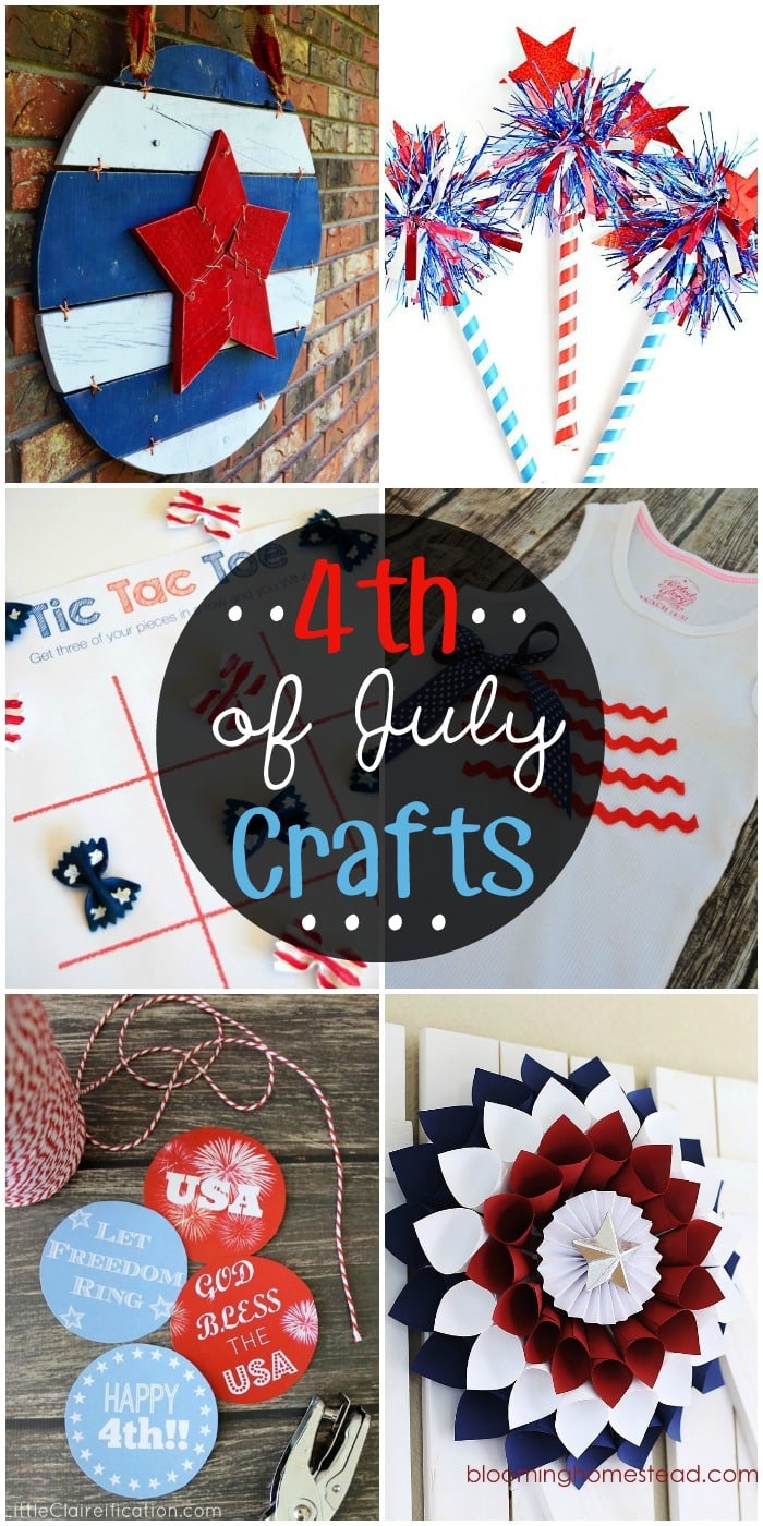 A collection of 4th of July Crafts!! Very cute and patriotic! { lilluna.com }