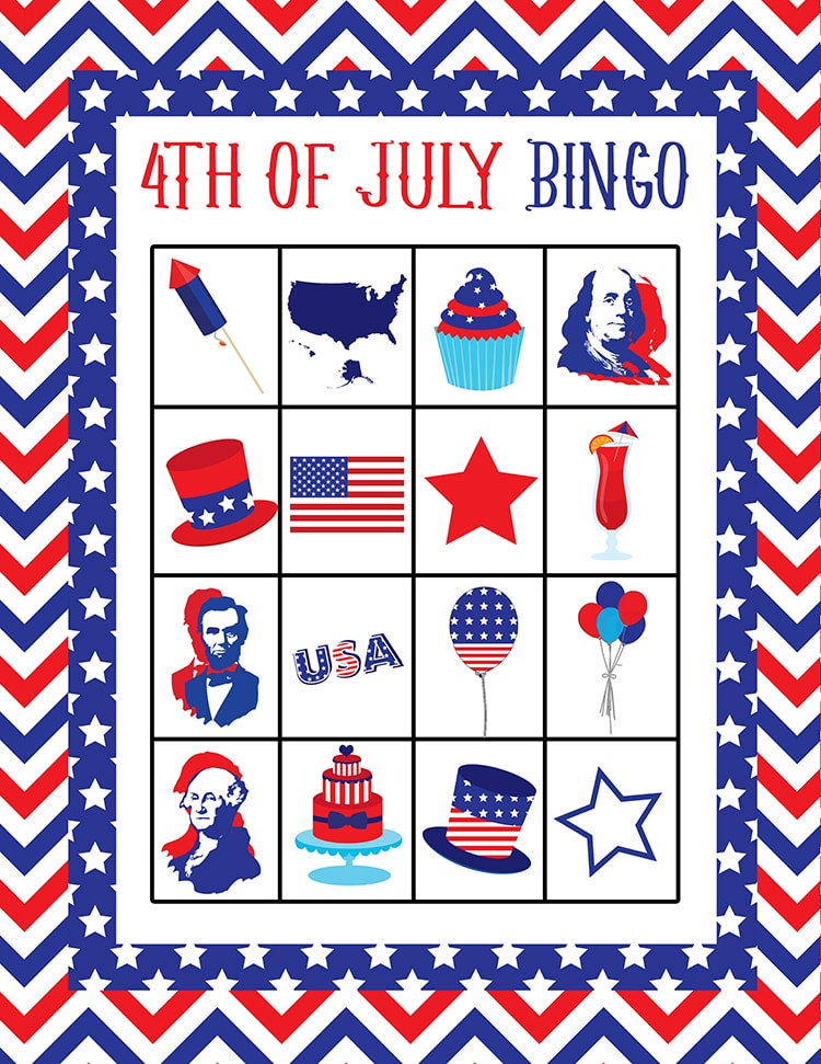 FREE 4th Of July Bingo Printable Let's DIY It All With Kritsyn Merkley