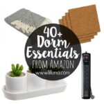 40+ Dorm Essentials from Amazon - skip the department store hopping and get all your college essentials from Amazon! We put together an ultimate collection of dorm necessities - see it on lilluna.com!!