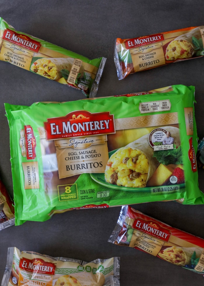 DELICIOUS El Monterey Breakfast Burritos - a family favorite!