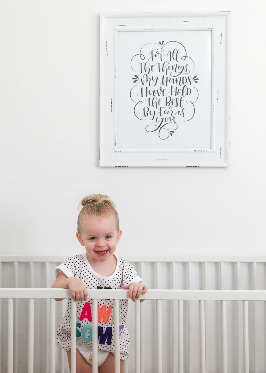 For all the things my hands have held, the best by far is you - free nursery printable + the power of hugs!