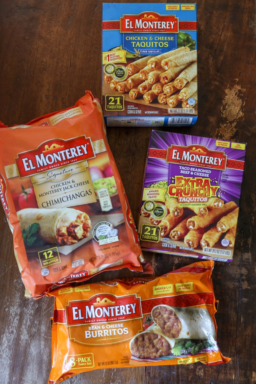 El Monterey Taquitos and Burritos - some of the kids' favorite after school snacks!