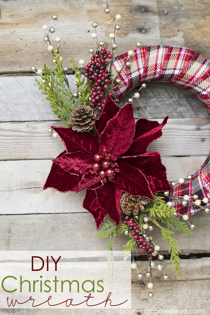 DIY Christmas Wreath Let's DIY It All With Kritsyn Merkley