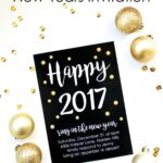 A great party starts with a great invitation! Use this Editable New Year's Invitation to help plan your amazing party. Just download and edit!