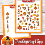 FREE Printable Thanksgiving I Spy printable - such a fun activity for the kids to do on Thanksgiving!
