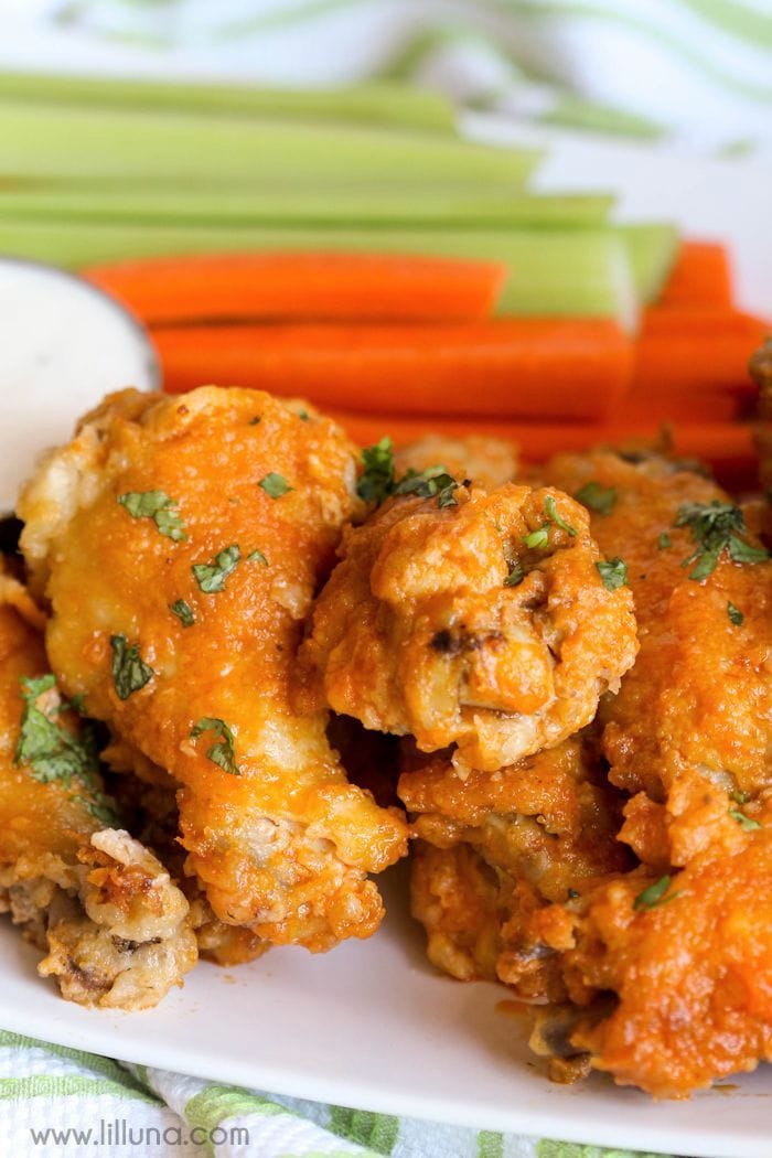 Baked Hot Wings - this delicious appetizer is simple and so delicious. Great for parties and events!