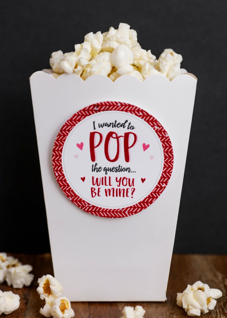 FREE Valentine's Day POP the question tags - perfect to attach to popcorn, Pop Rocks or Pop Tarts!