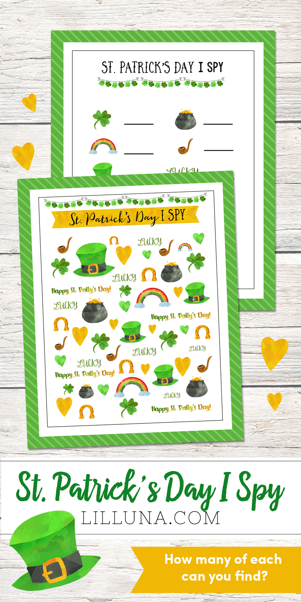 Lucky printables and some fun St Patricks facts - inkhappi