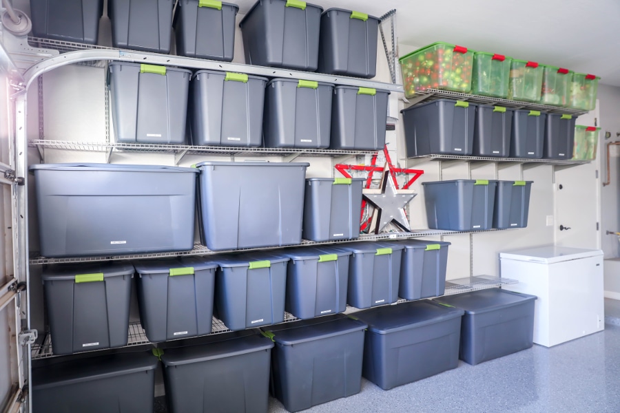 Tips and Tricks for creating an organized garage! It's so nice having order and knowing where everything is in the most neglected area of the house.