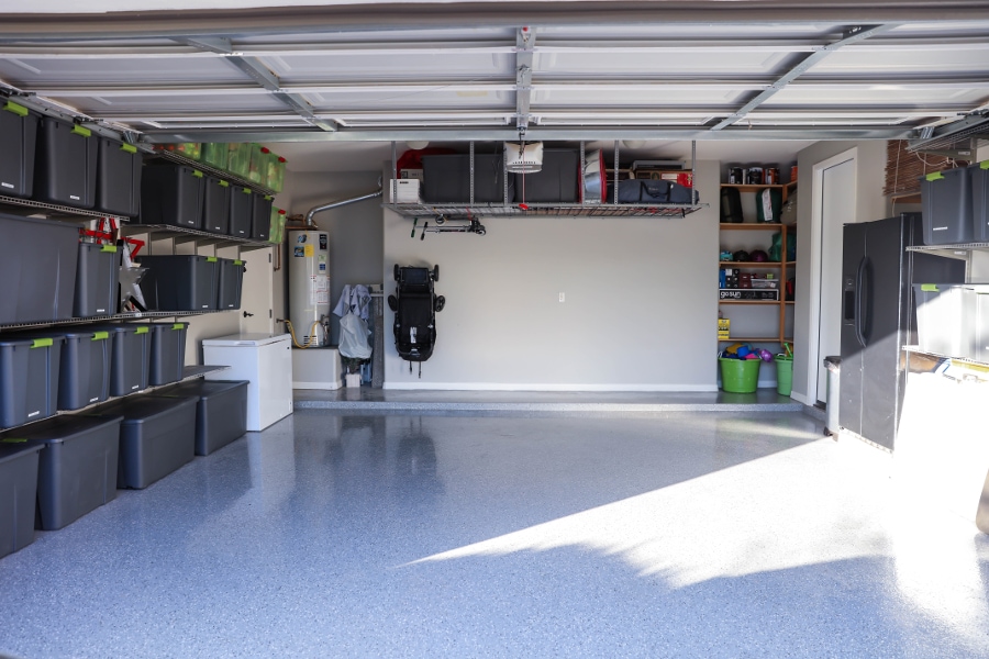 Tips and Tricks for creating an organized garage! It's so nice having order and knowing where everything is in the most neglected area of the house.