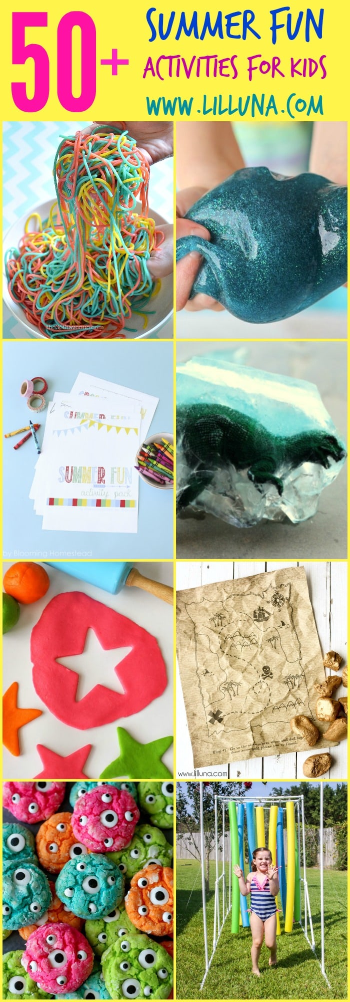 50+ Fun, inexpensive and easy kids activities to do this summer!