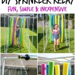 DIY Sprinkler Relay - a fun summer activity for kids that is inexpensive and provides hours of entertainment!