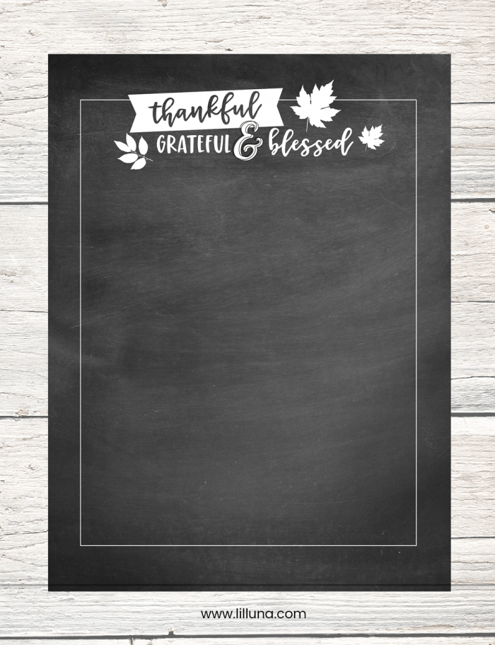 Giant Thankful Poster