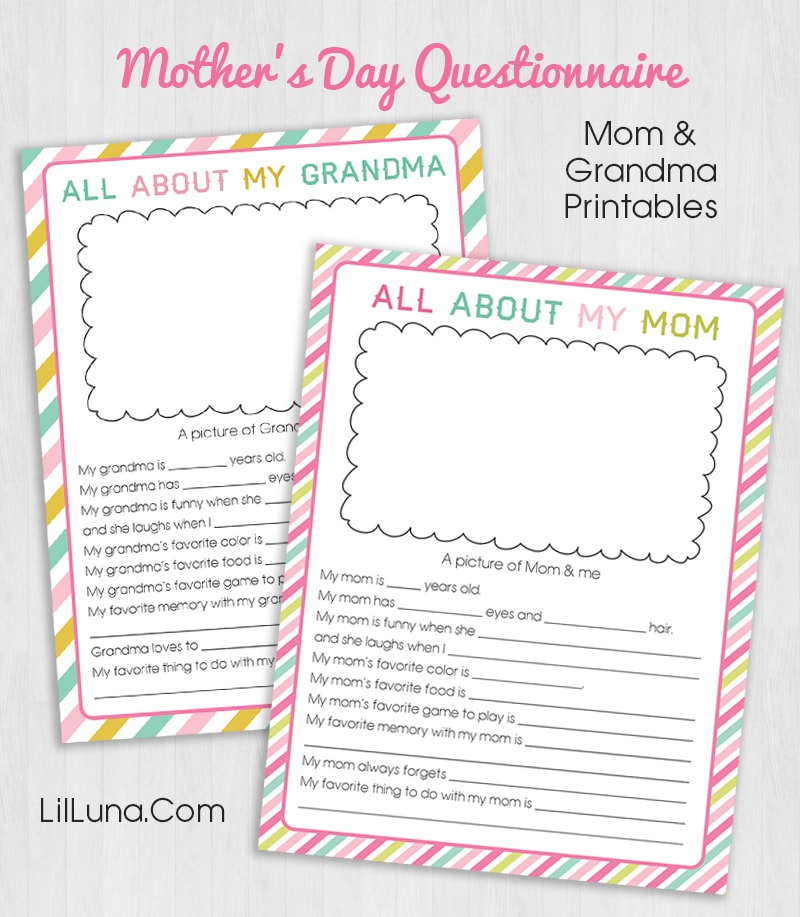 FREE Mother s Day Questionnaire Let s DIY It All With Kritsyn Merkley