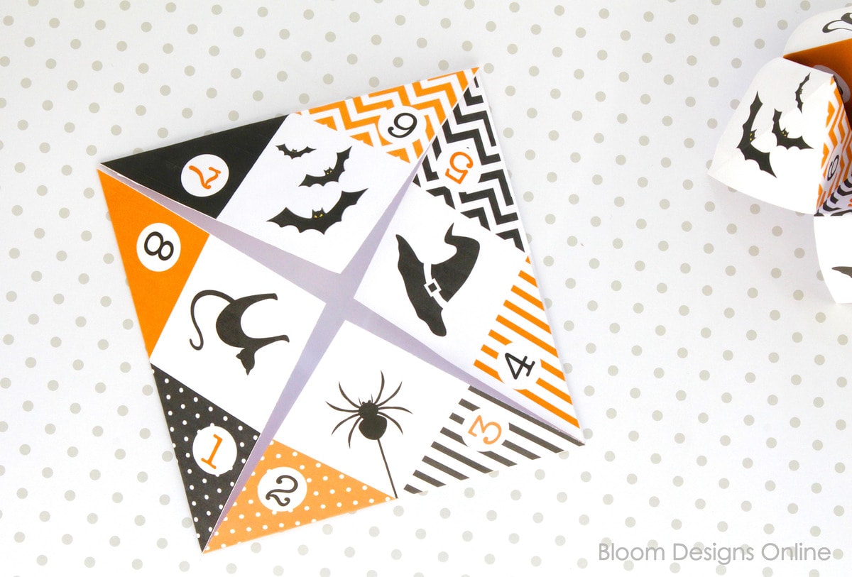 Halloween Cootie Catcher