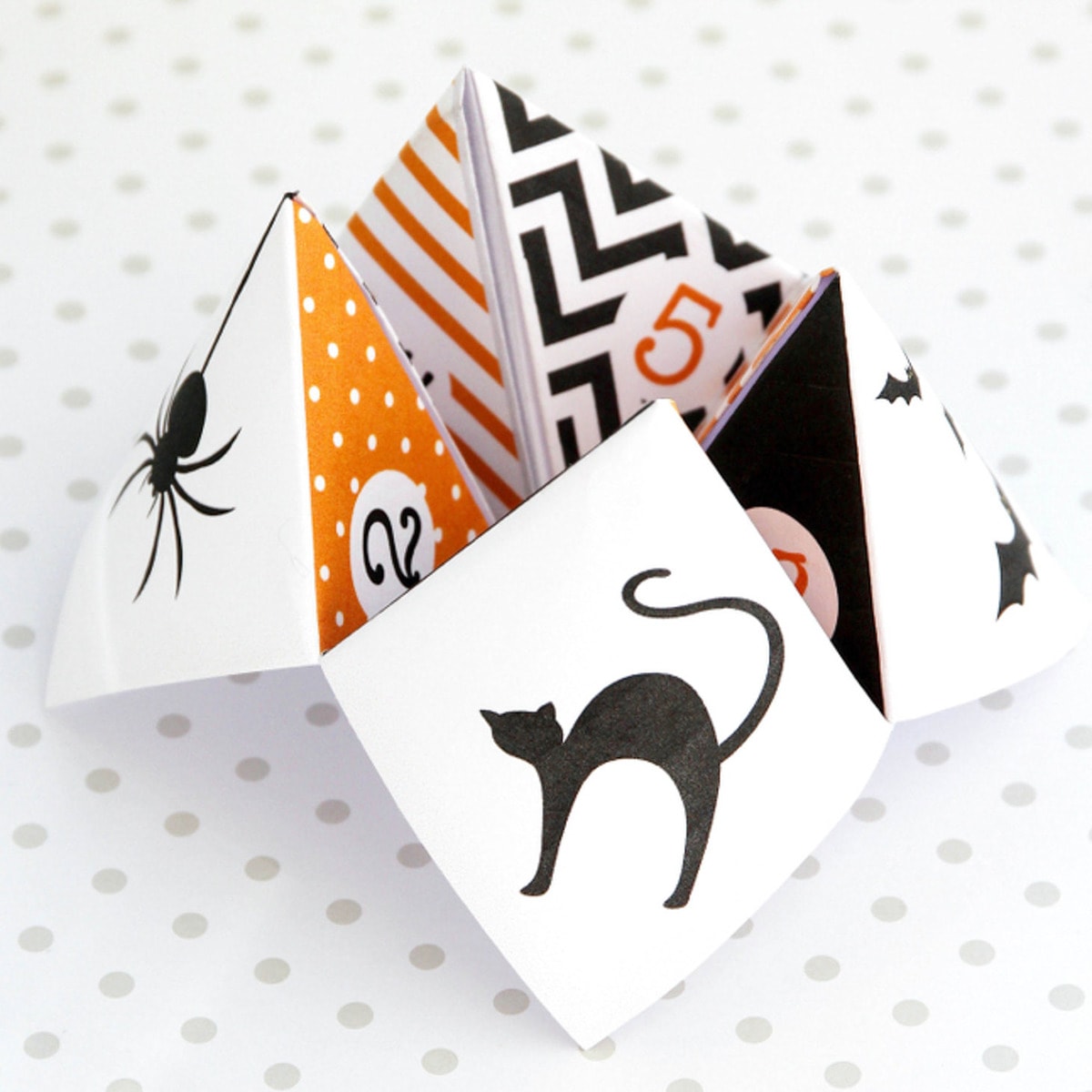 Halloween Cootie Catcher