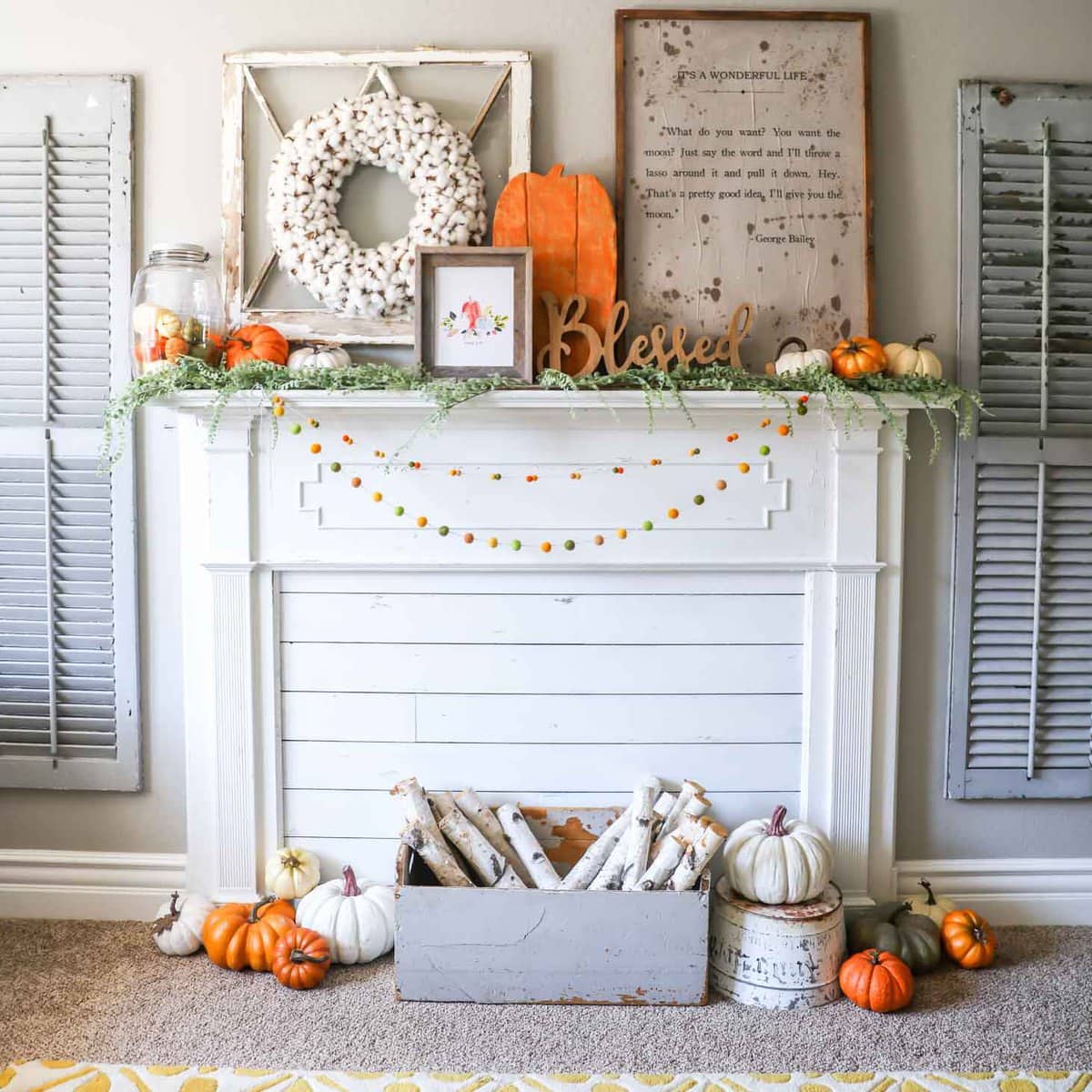 Fall Mantel