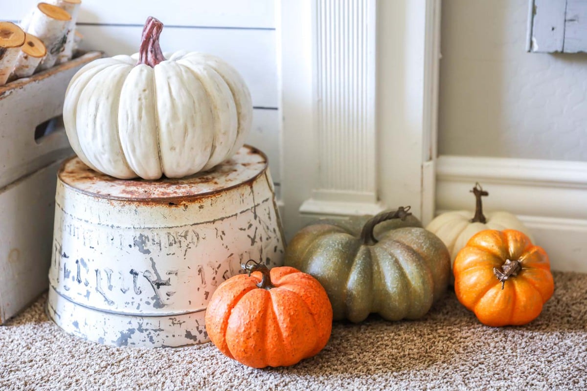 Decorating with Pumpkins