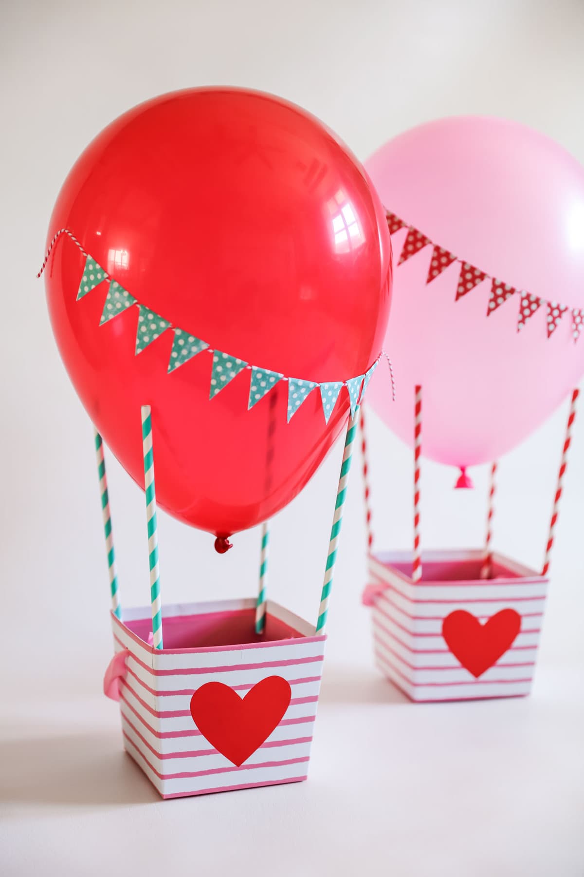 Hot Air Balloon Valentine Box